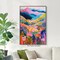 Colorful Abstract Watercolor Wall Art - Wildflower Pictures, Aesthetic Landscape Poster, Mountain Abstract Prints for Home Decor - 16x24inch No Frame